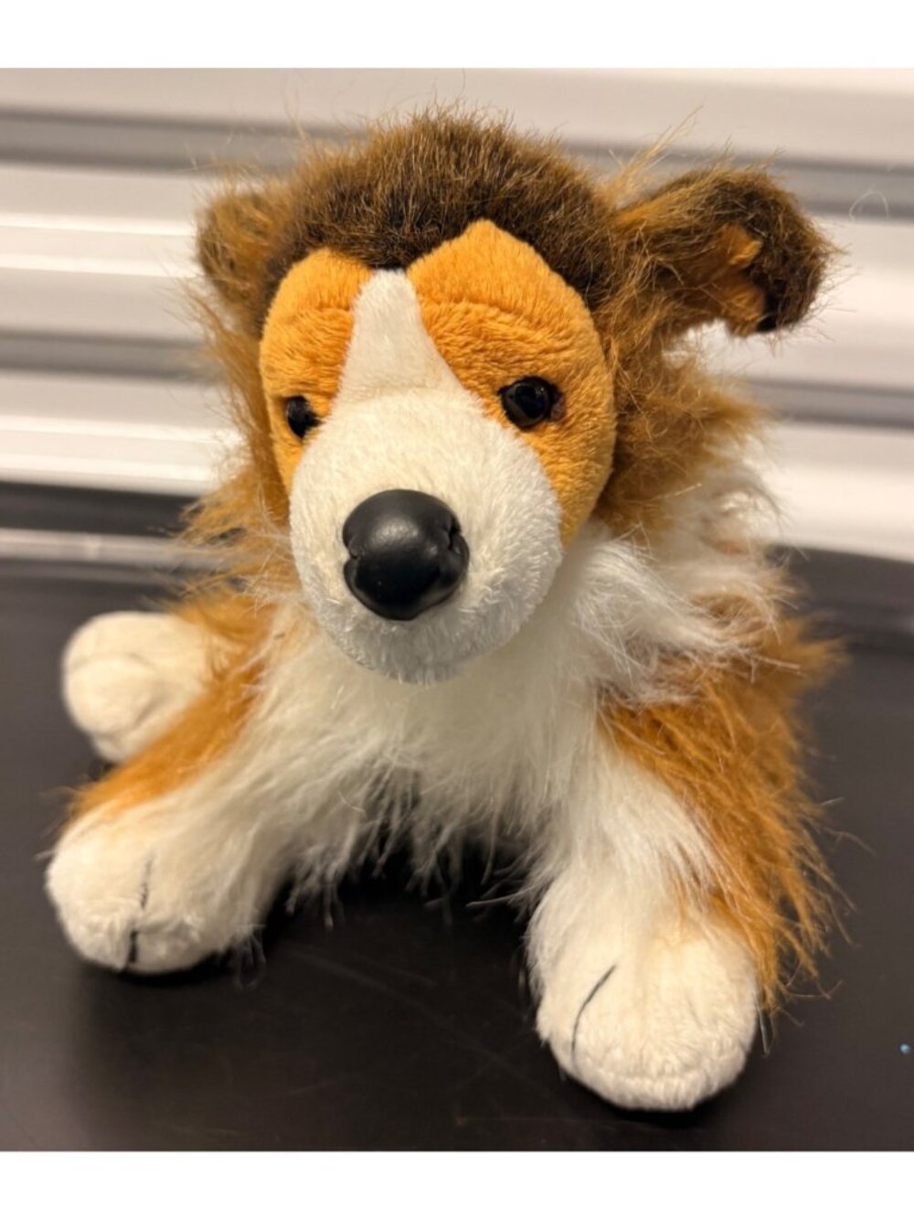 Ganz Webkinz Collie Dog Plush Brown & White Stuffed Animal 9" HM149 (No Code)